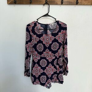 Charlotte Russe Floral Paisley Romper